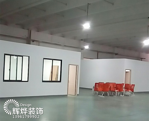 無錫瀚博公司的廠房裝修工程已竣工！