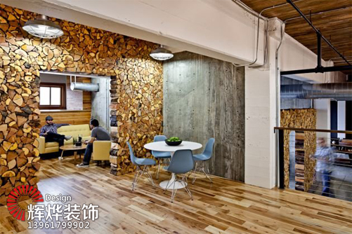 無錫辦公樓設計木地板