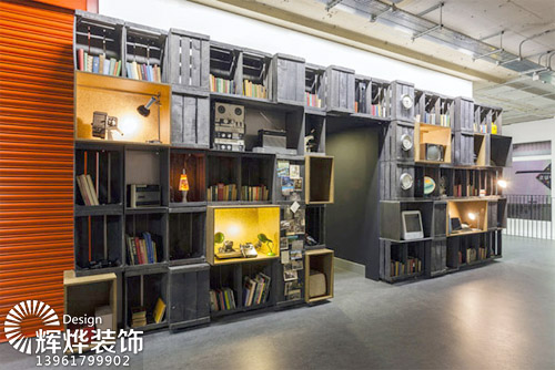 辦公室裝修設計書柜